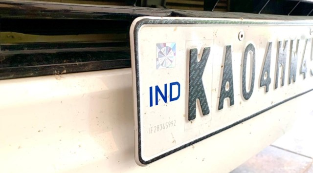 A high-security number plate has a chromium-based hologram which is applied by hot stamping on the number plates both at the front and back, besides laser-branding of a permanent identification number. (Representational Photo)
