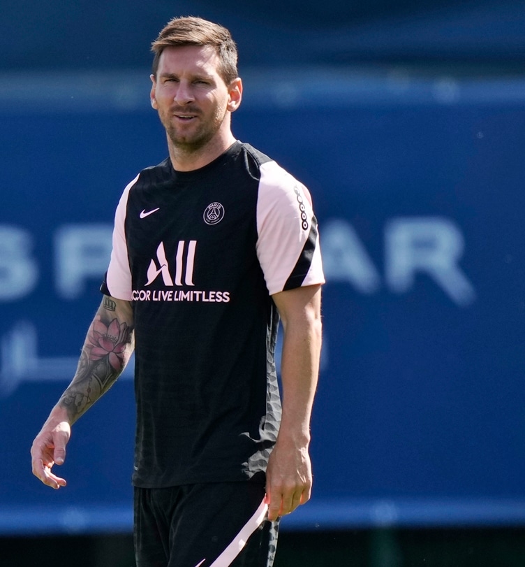 4 best pics as Messi poses in new PSG kit with 'GOAT' caption - Football