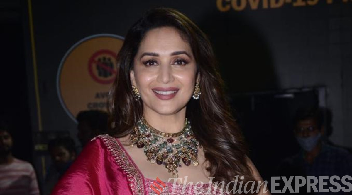 Madhuri Dixit Dazzles In This Rani Pink Sharara Set Pictures Inside Fashion News The 5445