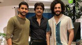 nagarjuna akkineni, naga chaitanya, akhil akkineni