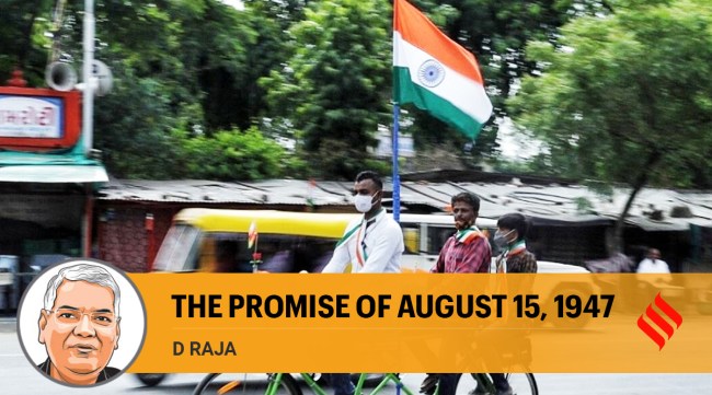 Freedom fighters understood independence from British rule as freedom from all forms of exploitation and oppression, which was deeply embedded in the social structures indigenous to India.