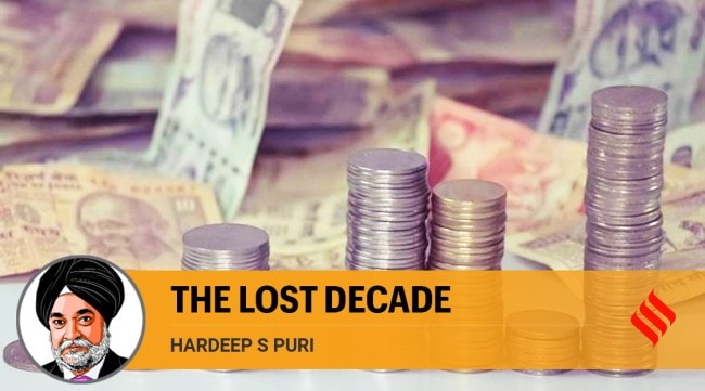 The UPA inherited an economy with strong macroeconomic fundamentals from the Atal Bihari Vajpayee-led NDA, but, in 2014 left behind a high fiscal deficit, spiralling prices and stalled public works projects.