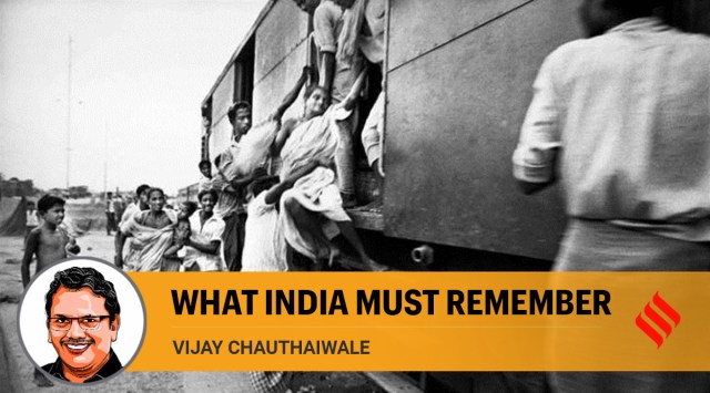 The core of his argument is that India has chosen a path of freedom, democracy and progress, forgetting Partition.