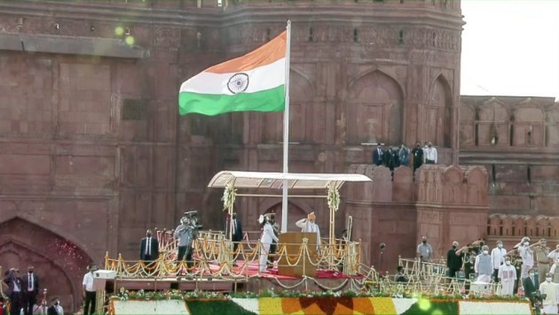 modi on india independence day