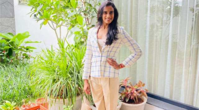 Tokyo bronze medallist PV Sindhu keeps it simple in a blazer and pants ...