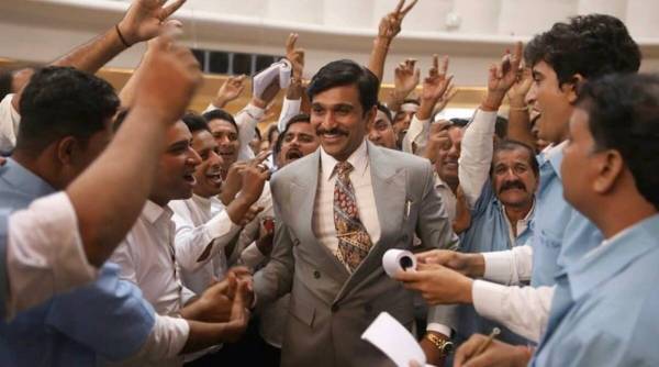 Pratik Gandhi in Scam 1992: The Harshad Mehta Story.