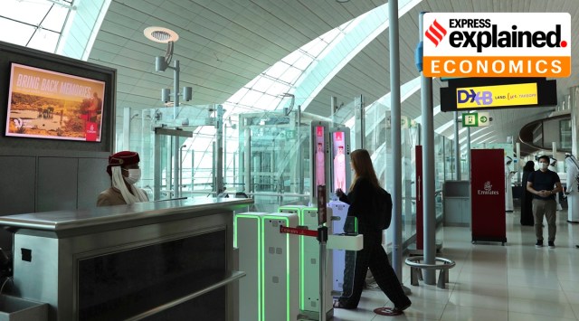 A woman boards a plane at Dubai Airport, in the United Arab Emirates. (AP Photo: Kamran Jebreili, File)