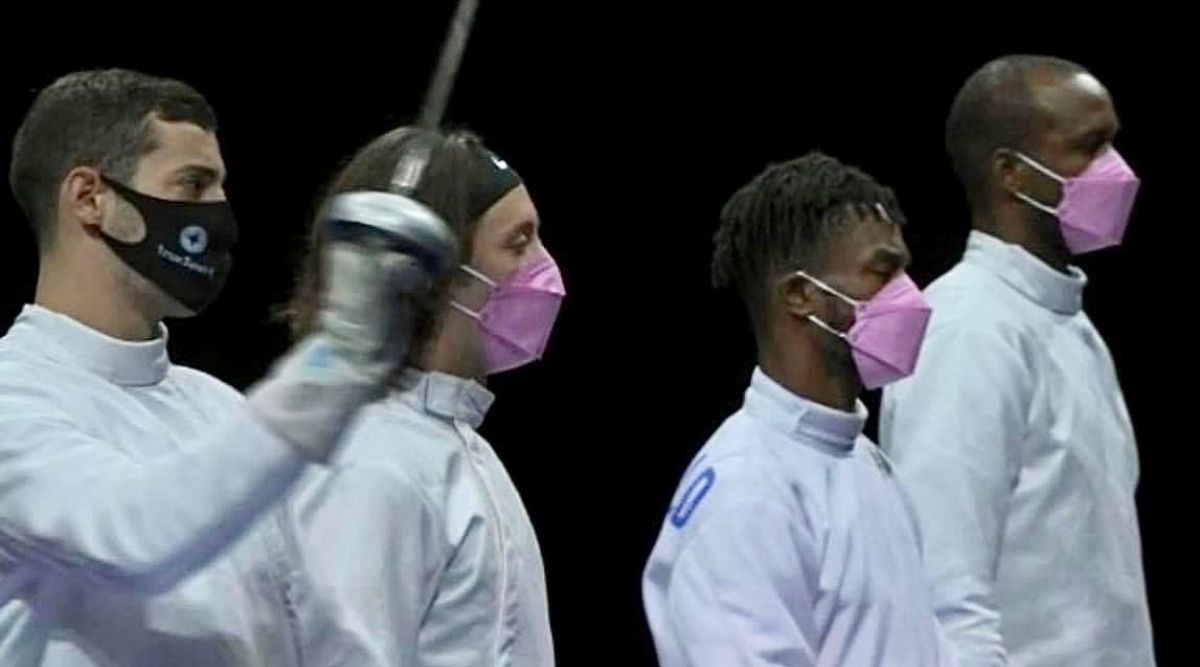 US fencers wear pink masks to protest against teammate accused of misconduct | Olympics News,The Indian Express