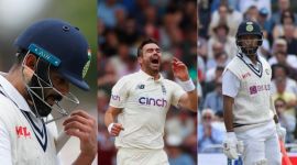 Virat Kohli, James Anderson and Cheteshwar Pujara