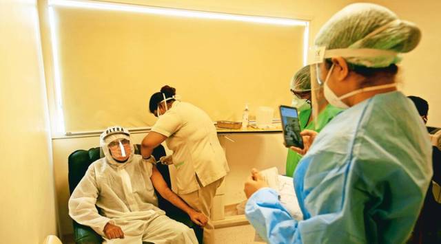 Till date, Haryana has administered over 1.33 crore doses of Covid-19 vaccine. On Thursday, over 1.39 lakh doses were administered to people in a single day. (File Photo)