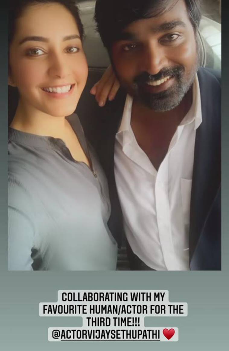 raashii khanna with vijay sethupathi