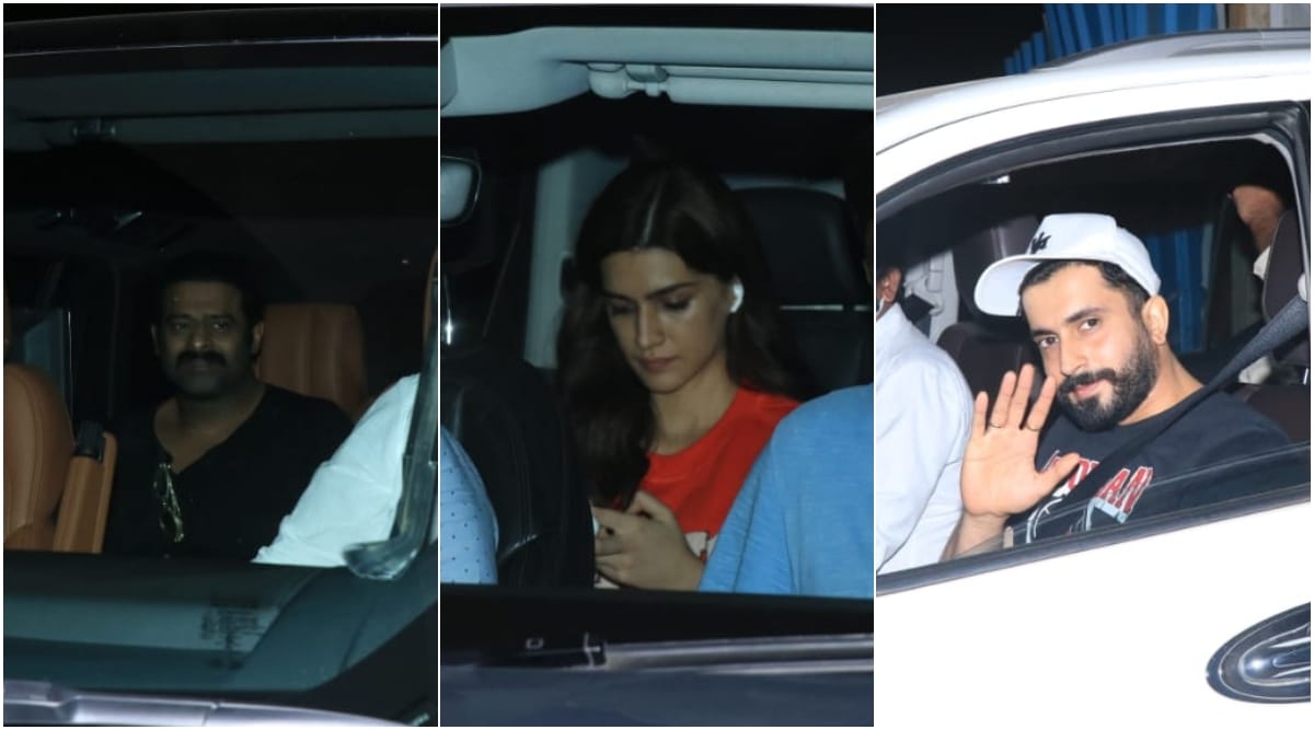 Adipurush Actors Prabhas, Kriti Sanon And Sunny Singh Spotted After 