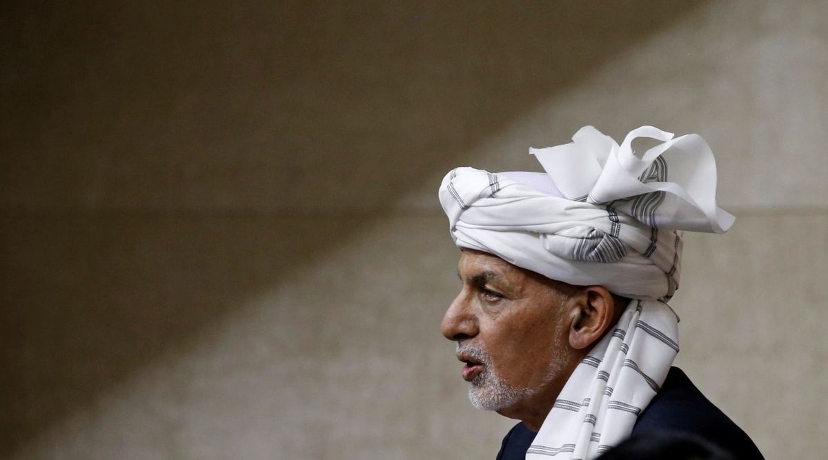 Ashraf Ghani, Afghanistan, Afghan President, Afghan taliban, taliban, Hamid Karzai, Doha, afghanistan capital, Kabul, indian express, indian express news, world news, afghanistan news