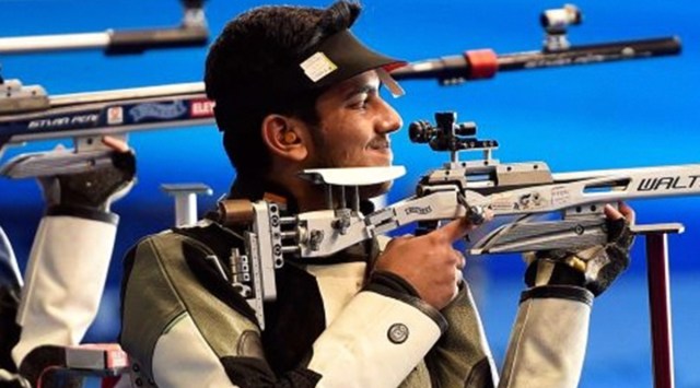 Aishwary Pratap Singh Tomar in action at the Tokyo Olympics. (File)