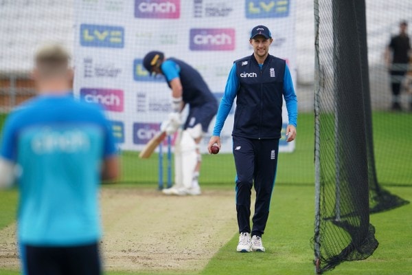 India vs England: Joe Root during net session.