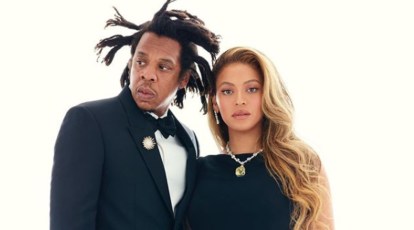 Beyonce stuns in Tiffany Diamond necklace in campaign with Jay-Z