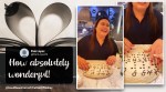london, london blind diner being given edible braille ‘happy birthday’ message, braille, braille london, trending, trending news, indian express news