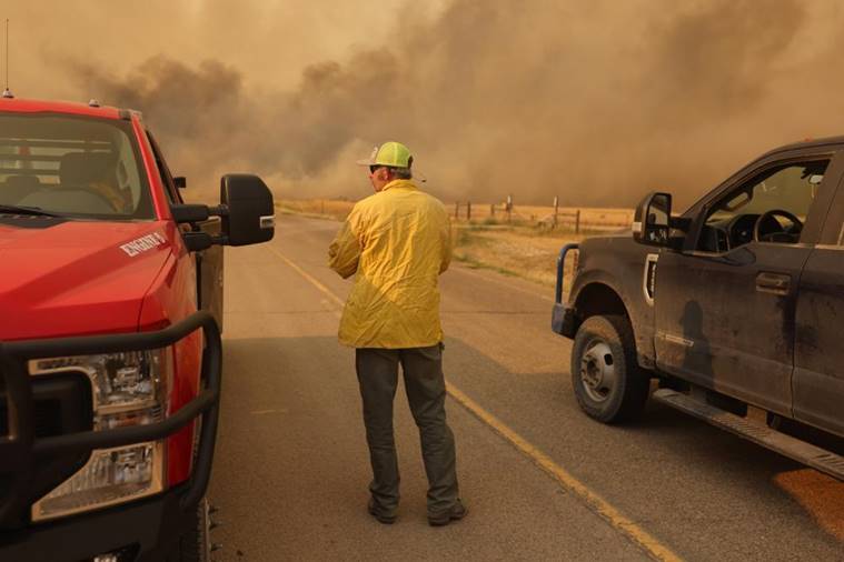 Huge California fire grows; Montana blaze threatens towns