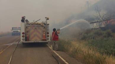 Huge California fire grows; Montana blaze threatens towns