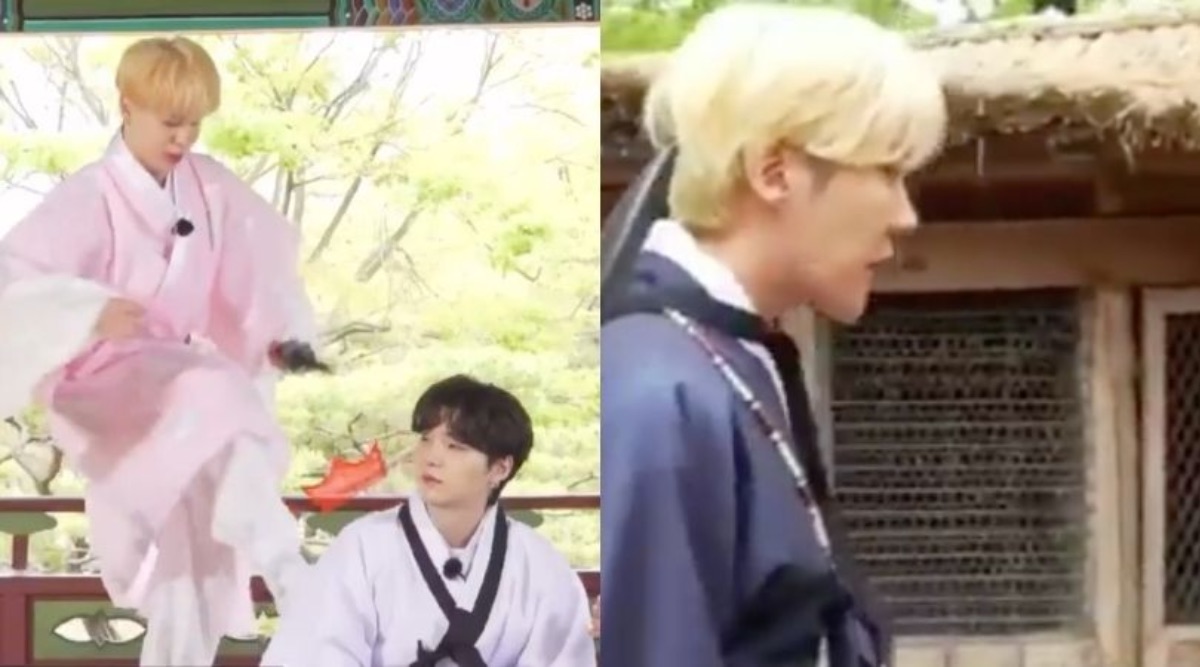 BTS's Jimin gives Suga a kick, J-Hope talks to cats: Best moments