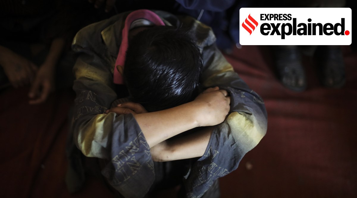 At a child rescue shelter home in New Delhi. (Express Photo: Abhinav Saha, File)