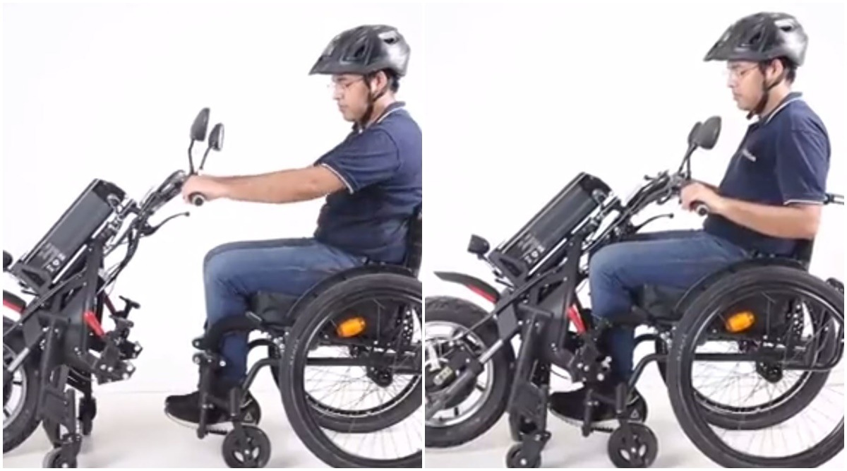 NeoBolt is an all-terrain battery-powered motorbike. (Twitter/NeoMotion)