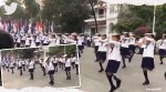 Mumbai Sea Cadet Corps girls viral video, Mumbai Sea Cadet Corps girls trending, Mumbai Sea Cadet Corps girls, navy dance performance, trending, indian express, indian express news