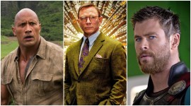 daniel craig, chris hemsworth, dwayne johnson