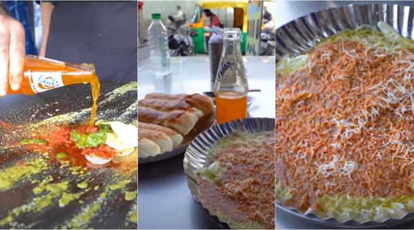 Fanta omelette, bizarre food, weird food combination, bizarre food recipe, Surat, Fanta, Surat Fanta omelette, Indian express trending, indian express