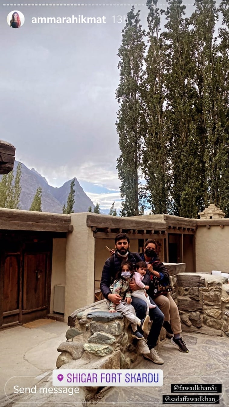 Fawad Khan S Trip With Family Close Friends To The Mountains Will Give You Travel Goals See Photos Entertainment News The Indian Express