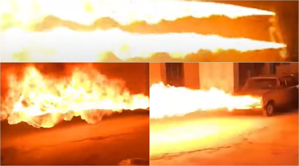 Vahan Mikaelyan calls his new car, Dragon. (Screengrab/Youtube)