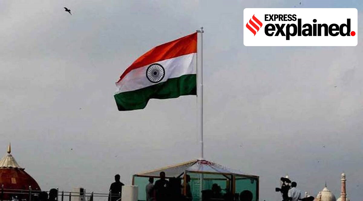 Explained: India's flag code, and the rules governing display of Tricolour  | Explained News,The Indian Express
