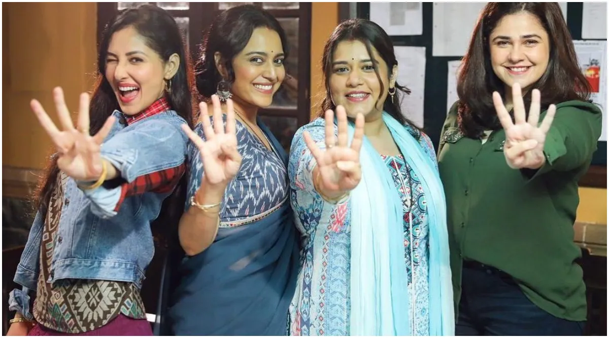 Pooja Chopra Ka Xxx - Swara Bhasker, Shikha Talsania, Meher Vij and Pooja Chopra resume shooting  Jahaan Chaar Yaar | Bollywood News - The Indian Express