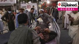 kabul airport attack Afghanistan ISIS, ISIS-K, Taliban vs ISIS, kabul airport blast, kabul news, kabul blast, kabul airport attack, US marines killed, Indian express