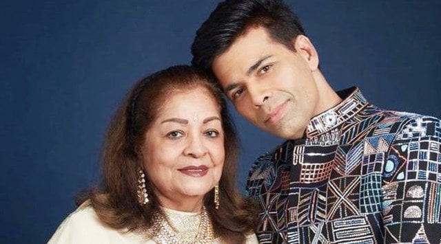 karan johar mother