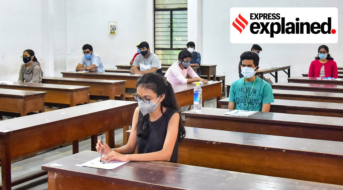 Students appear for an examination in Bengaluru. (PTI Photo/File)