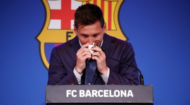 lionel messi, messi barcelona farewell, messi used tissue up for sale, $1 million messi used tissue, messi panuelo, viral news, odd news, indian express