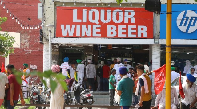 File image of a liquor shop. (Express photo)