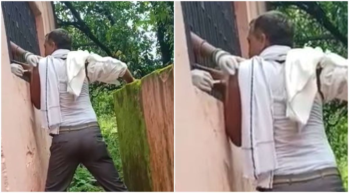 man vaccinated viral video, covid vaccination, covid vaccination drive, covid injection, covid, covid 19 cases india, trending, indian express, indian express news