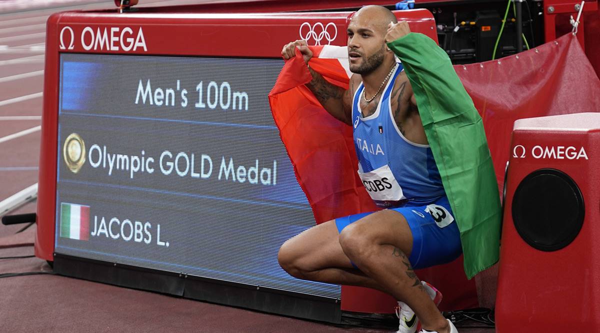 Italy's Marcell Jacobs takes surprising gold in Olympic 100m | Olympics News,The Indian Express