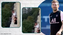 Watch: Malayali fans scream after spotting Lionel Messi at Paris hotel's balcony, star waves back