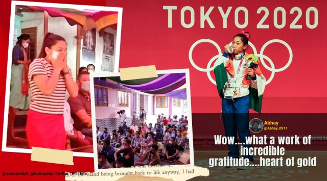 mirabai chanu, mirabai chanu rewards truck drivers who gave her lifts, tokyo olympics india medals, mirabai chanu thanks truck drivers for lifts, good news, viral news, indian express
