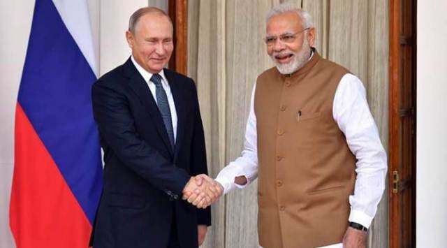 Prime Minister Narendra Modi with Russian President Vladimir Putin. (Reuters/File)