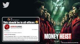 money heist, money heist 5, La Casa De Papel, La Casa De Papel season 5, jaipur company money heist holiday, odd news, viral news, indian express