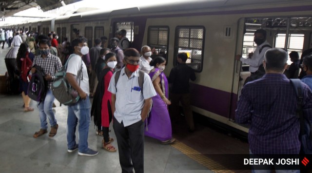 Mumbai trains, mumbai train reopening, mumbai local train reopen today, mumbai train pass, suburban trains reopening, Mumbai covid news, Mumbai news, Indian express news