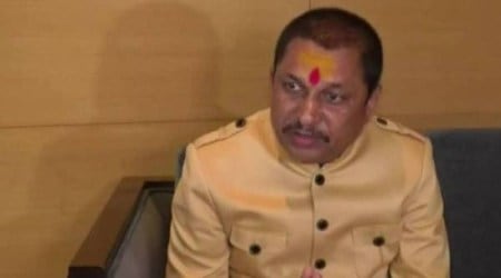 BJP's MLA from Maihar constituency, Narayan Tripathi .