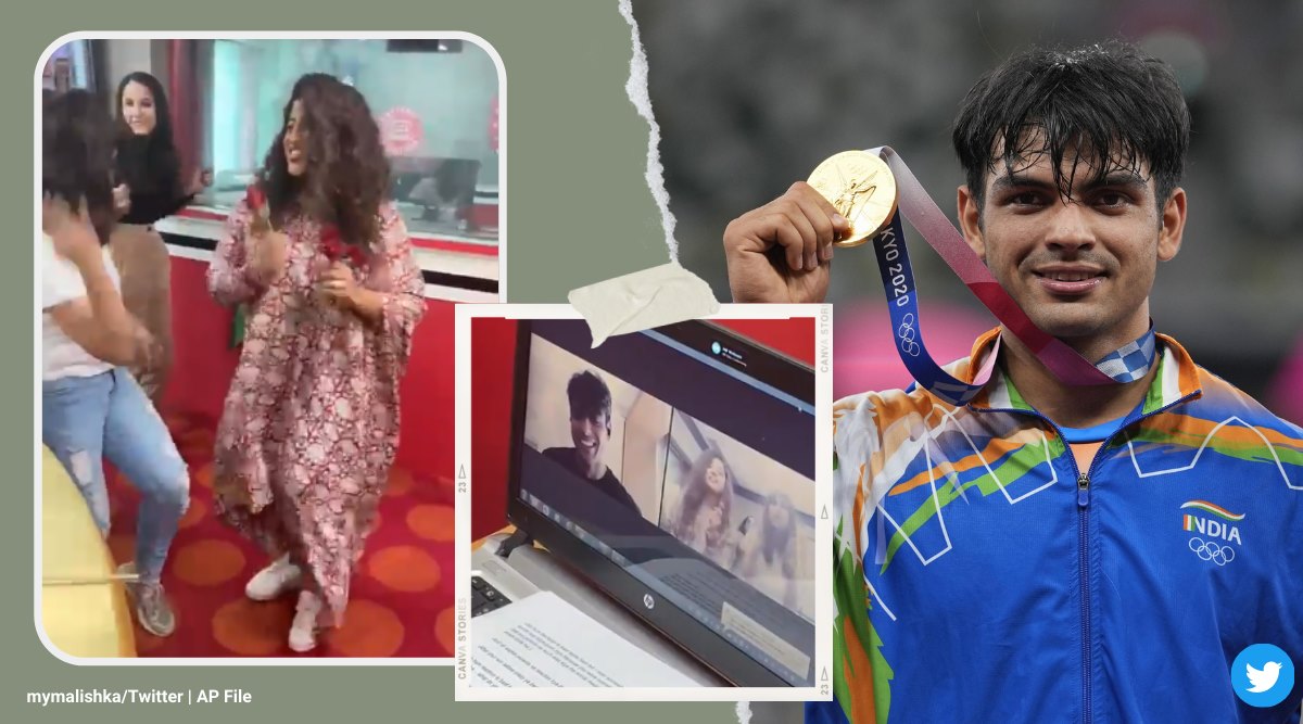 Red FM RJ, team dance to retro hit to begin Neeraj Chopra interview,  netizens slam it as 'cringe-worthy' | Trending News,The Indian Express