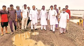 Day Nitish inaugurates Rs 220-cr highway, House panel finds cracks, pothole with fish on 5-km stretch