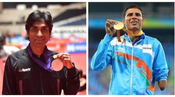 Pramod Bhagat and Devendra Jhajharia 
