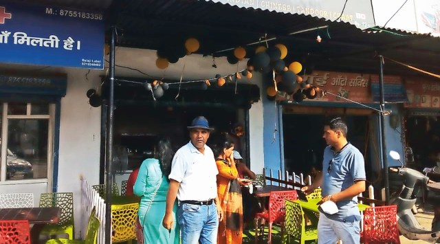 The restaurant at Banjarawal area of Dehradun. (Express Photo)